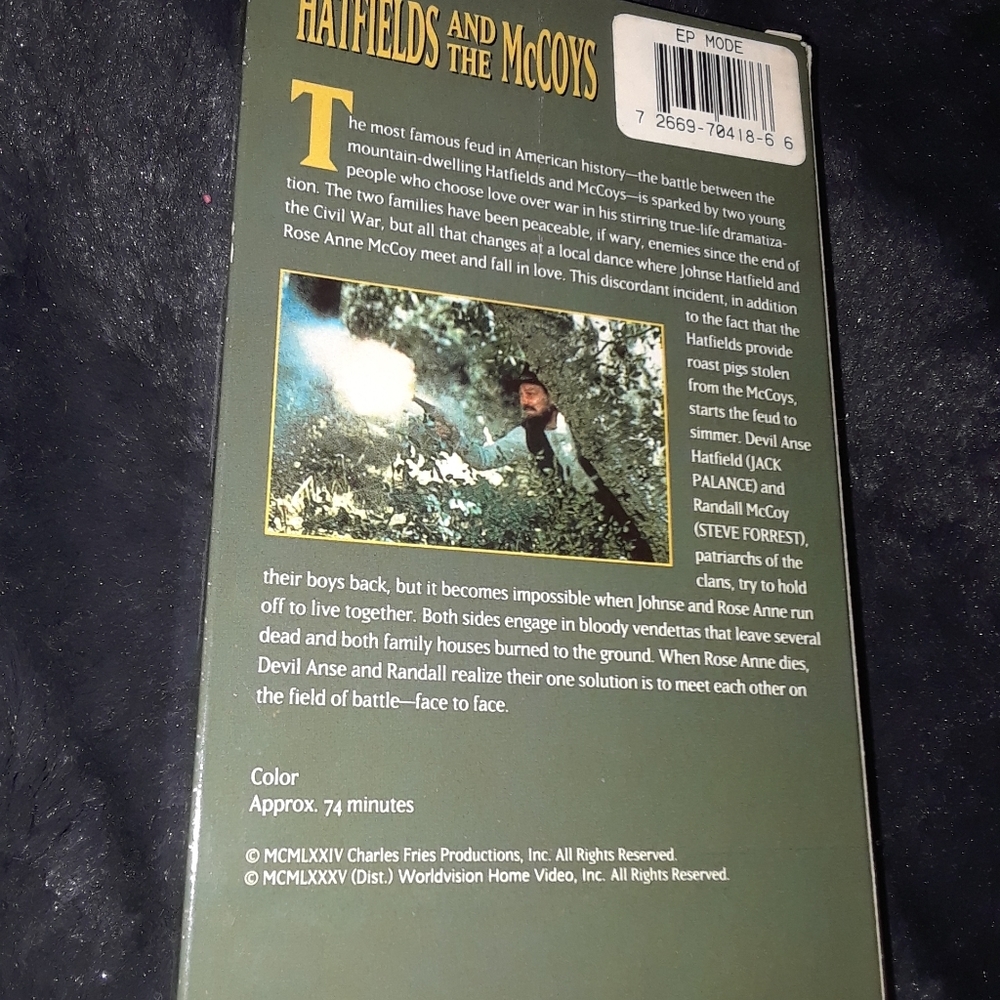 The Hatfields and the McCoys VHR video tape - Picture 3 of 4